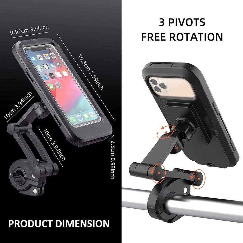 Universal 360 Rotation Bike Waterproof Phone Holder