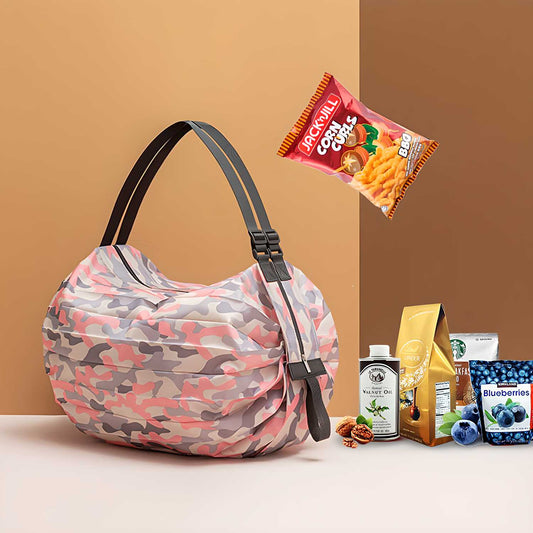 🎒 “Pack & Go Foldable Travel Bag – Light, Stylish & Handy!”