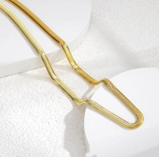 Everyday Shine – Gold Plated Snake Chain