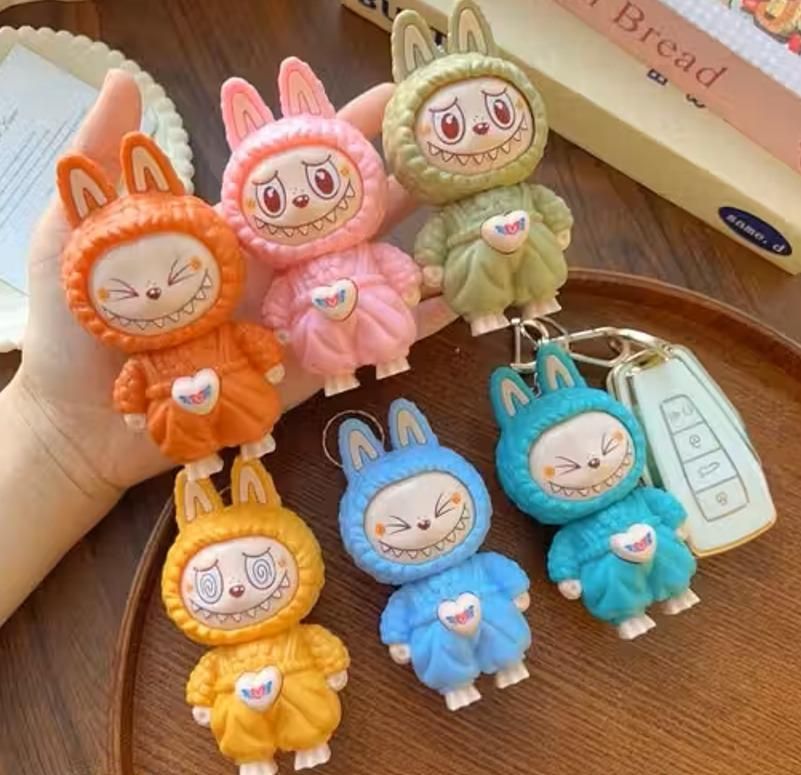 ✨ Labubu Face Changing Keychain ✨