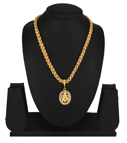 ✨ “Elegant Gold Pendant & Chain for Men – Casual & Stylish”