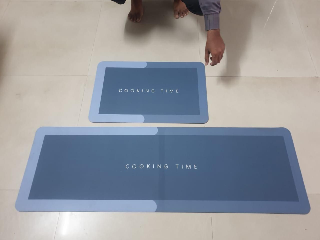 Comfort & Style – 2 Pcs Anti-Slip Kitchen Mat Set