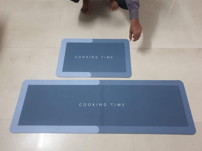 Comfort & Style – 2 Pcs Anti-Slip Kitchen Mat Set