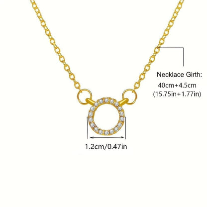 “Dazzle in Gold – Women’s Pendant with Micro Plating”