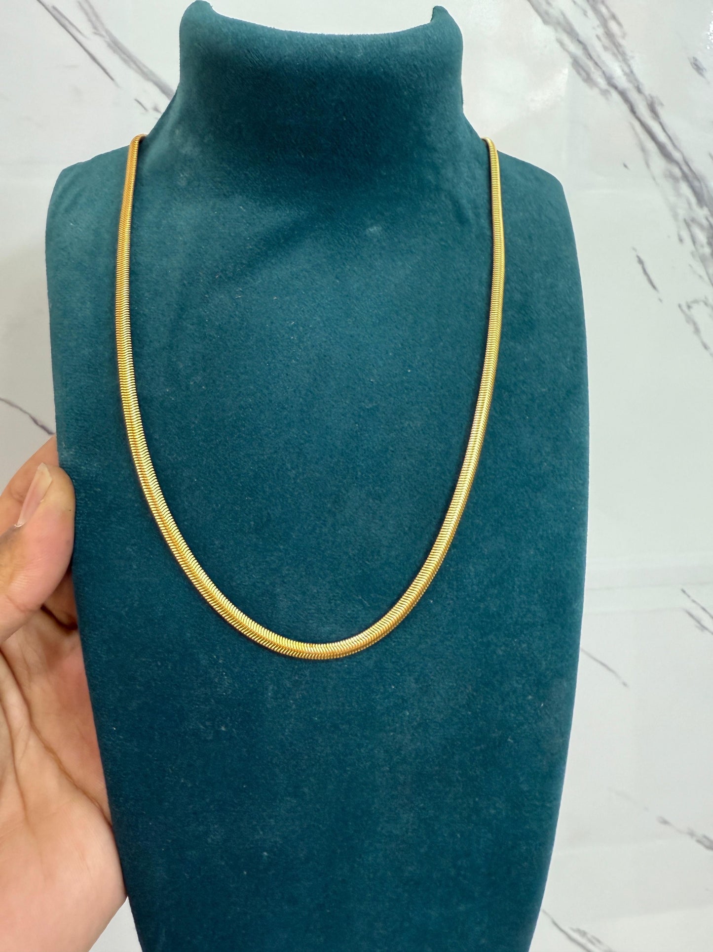 Everyday Shine – Gold Plated Snake Chain