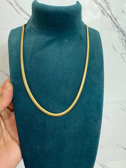 Everyday Shine – Gold Plated Snake Chain