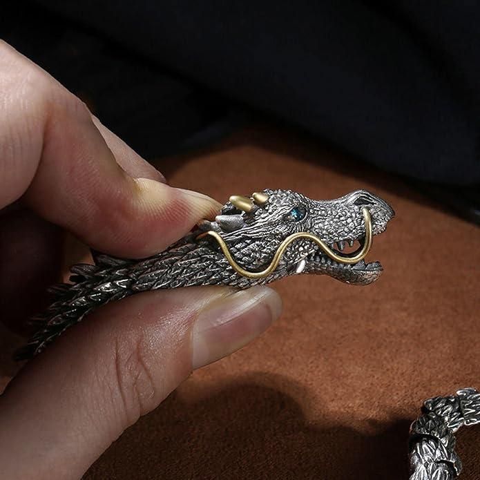 ⚡ “Dragon-Inspired Copper Bracelet – Strength & Style in One”