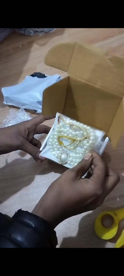 Classic White Artificial Pearl Necklace